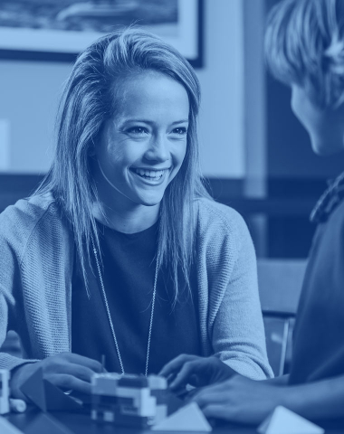 smiling student